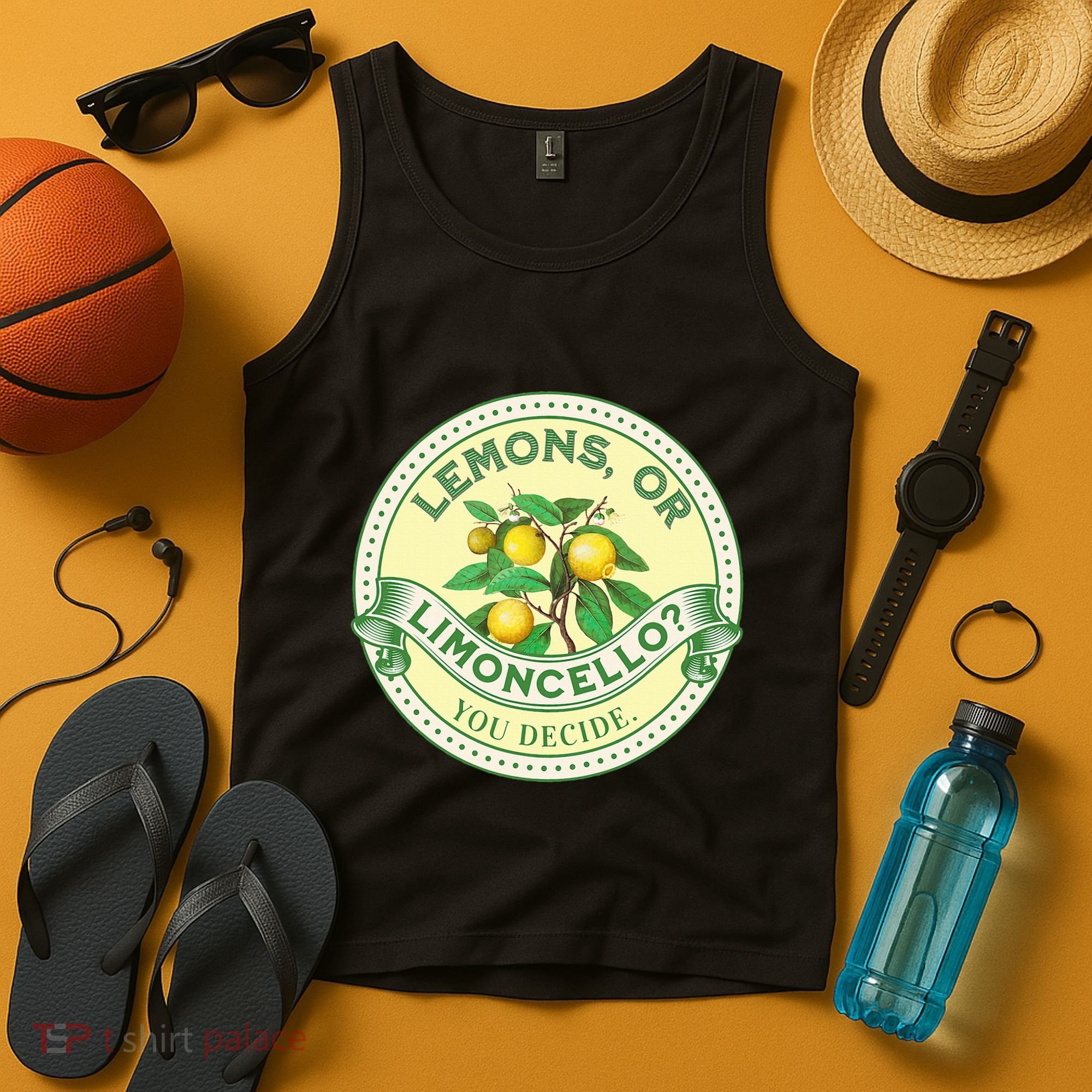 Lemons Or Limoncello You Decide. Optimist Pessimist Tank Top