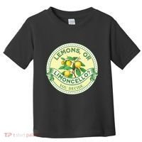 Lemons Or Limoncello You Decide. Optimist Pessimist Toddler T-Shirt thumb 0