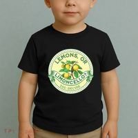 Lemons Or Limoncello You Decide. Optimist Pessimist Toddler T-Shirt thumb 2