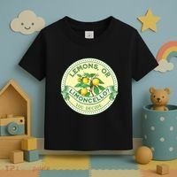Lemons Or Limoncello You Decide. Optimist Pessimist Toddler T-Shirt thumb 3