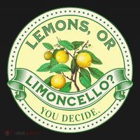 Lemons Or Limoncello You Decide. Optimist Pessimist Kids Sweatshirt thumb 2