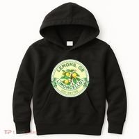 Lemons Or Limoncello You Decide. Optimist Pessimist Kids Hoodie thumb 0