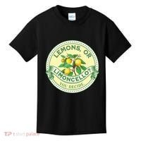 Lemons Or Limoncello You Decide. Optimist Pessimist Kids T-Shirt thumb 0