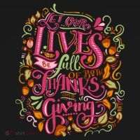 Let Our Lives Be Full Of Both Thanks And Giving Coaster thumb 2