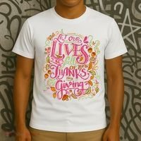 Let Our Lives Be Full Of Both Thanks And Giving T-Shirt thumb 3