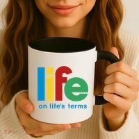 Life On Life's Terms Sobriety Recovery Funny Aa Na Gift Coffee Mug thumb 3