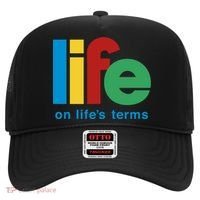 Life On Life's Terms Sobriety Recovery Funny Aa Na Gift Hat thumb 0