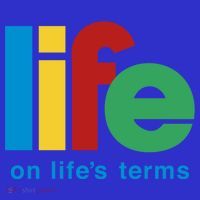 Life On Life's Terms Sobriety Recovery Funny Aa Na Gift Polo thumb 2