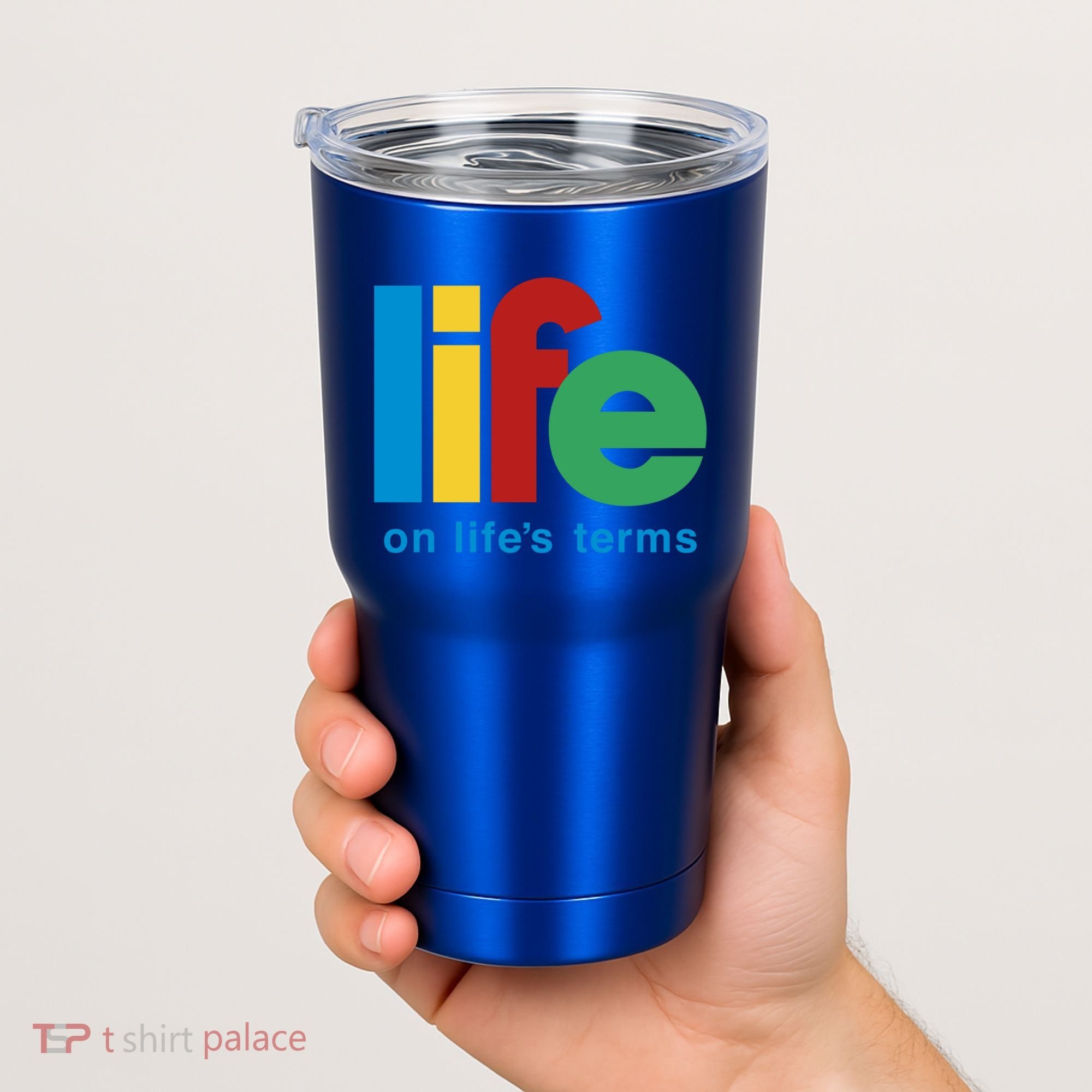 Life On Life's Terms Sobriety Recovery Funny Aa Na Gift Tumbler