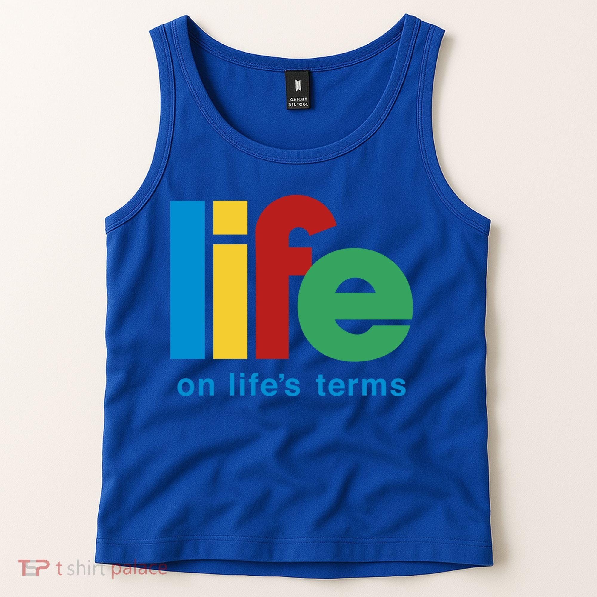 Life On Life's Terms Sobriety Recovery Funny Aa Na Gift Tank Top