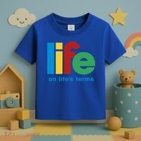Life On Life's Terms Sobriety Recovery Funny Aa Na Gift Toddler T-Shirt thumb 3