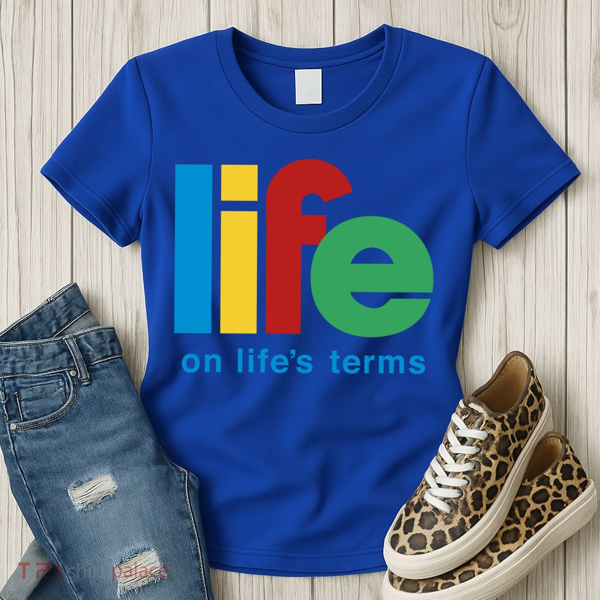 Life On Life's Terms Sobriety Recovery Funny Aa Na Gift Women's T-Shirt