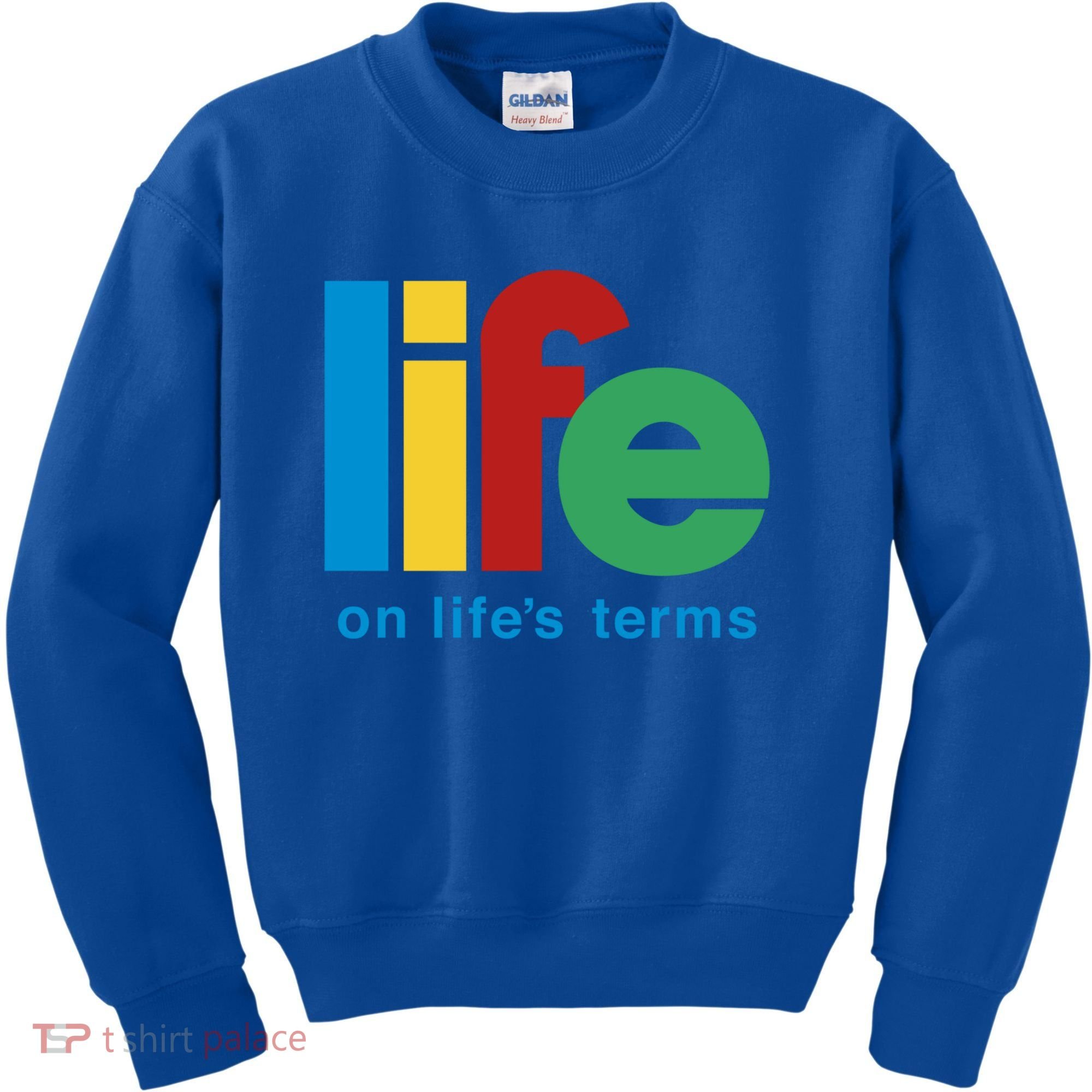 Life On Life's Terms Sobriety Recovery Funny Aa Na Gift Kids Sweatshirt
