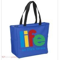 Life On Life's Terms Sobriety Recovery Funny Aa Na Gift Tote Bag thumb 2