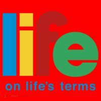 Life On Life's Terms Sobriety Recovery Funny Aa Na Gift Santa Hat thumb 1