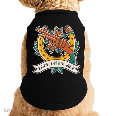 Luck On My Side Gun Doggie Tank