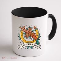 Luck On My Side Gun Coffee Mug thumb 1