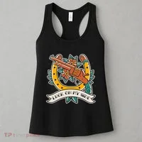 Luck On My Side Gun Women's Tank Top thumb 3