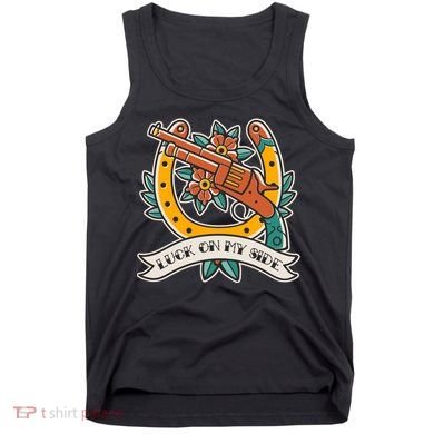 Luck On My Side Gun Tank Top