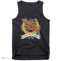 Luck On My Side Gun Tank Top thumb 0