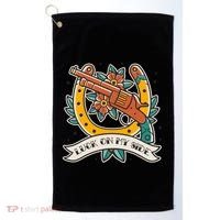 Luck On My Side Gun Golf Towel thumb 0