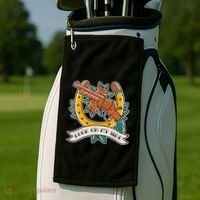 Luck On My Side Gun Golf Towel thumb 2