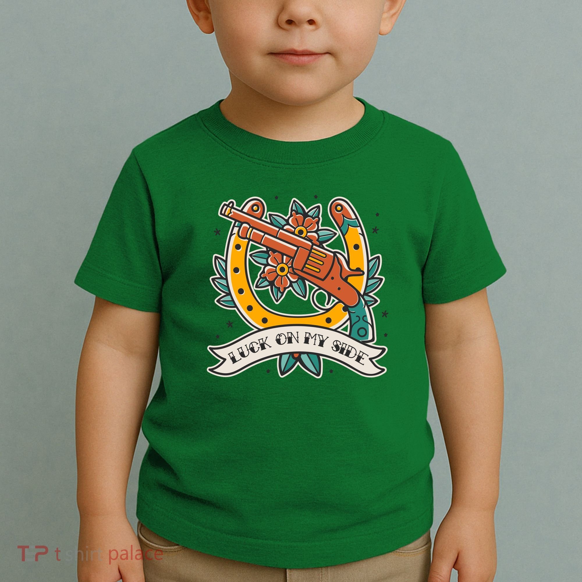 Luck On My Side Gun Toddler T-Shirt