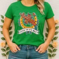 Luck On My Side Gun Women's T-Shirt thumb 2