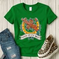 Luck On My Side Gun Women's T-Shirt thumb 3