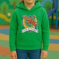 Luck On My Side Gun Kids Hoodie thumb 3
