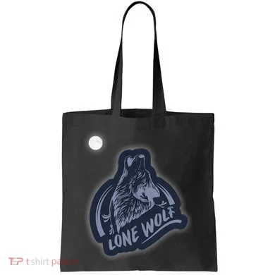 Lone Wolf Tote Bag