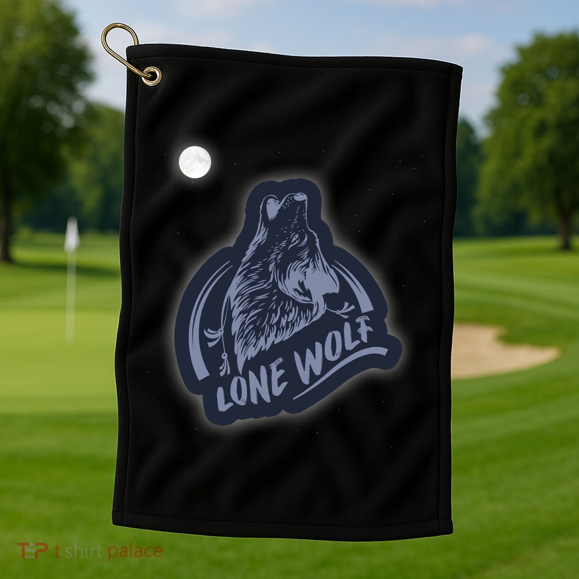 Lone Wolf Golf Towel