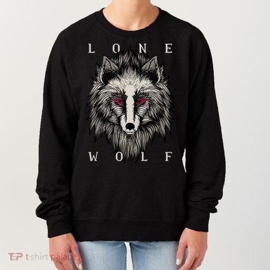 Lone Wolf Red Eyes Women's Sweatshirt