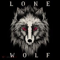Lone Wolf Red Eyes USA-Made Doggie Bandana thumb 2
