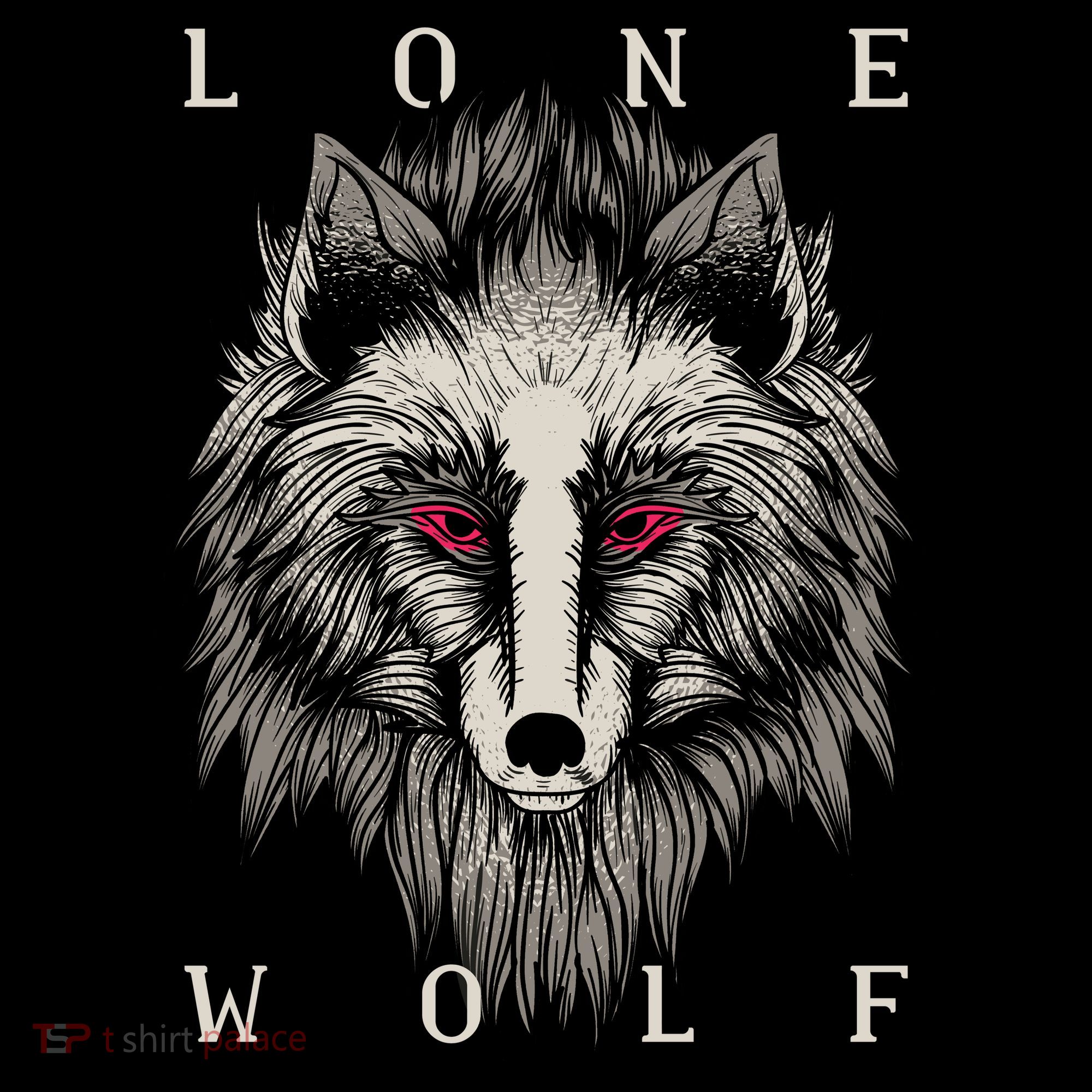 Lone Wolf Red Eyes Women's Tank Top