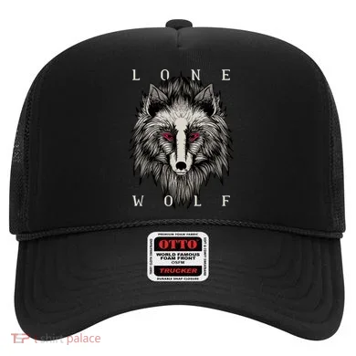Lone Wolf Red Eyes Hat