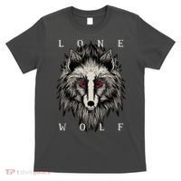 Lone Wolf Red Eyes T-Shirt thumb 0