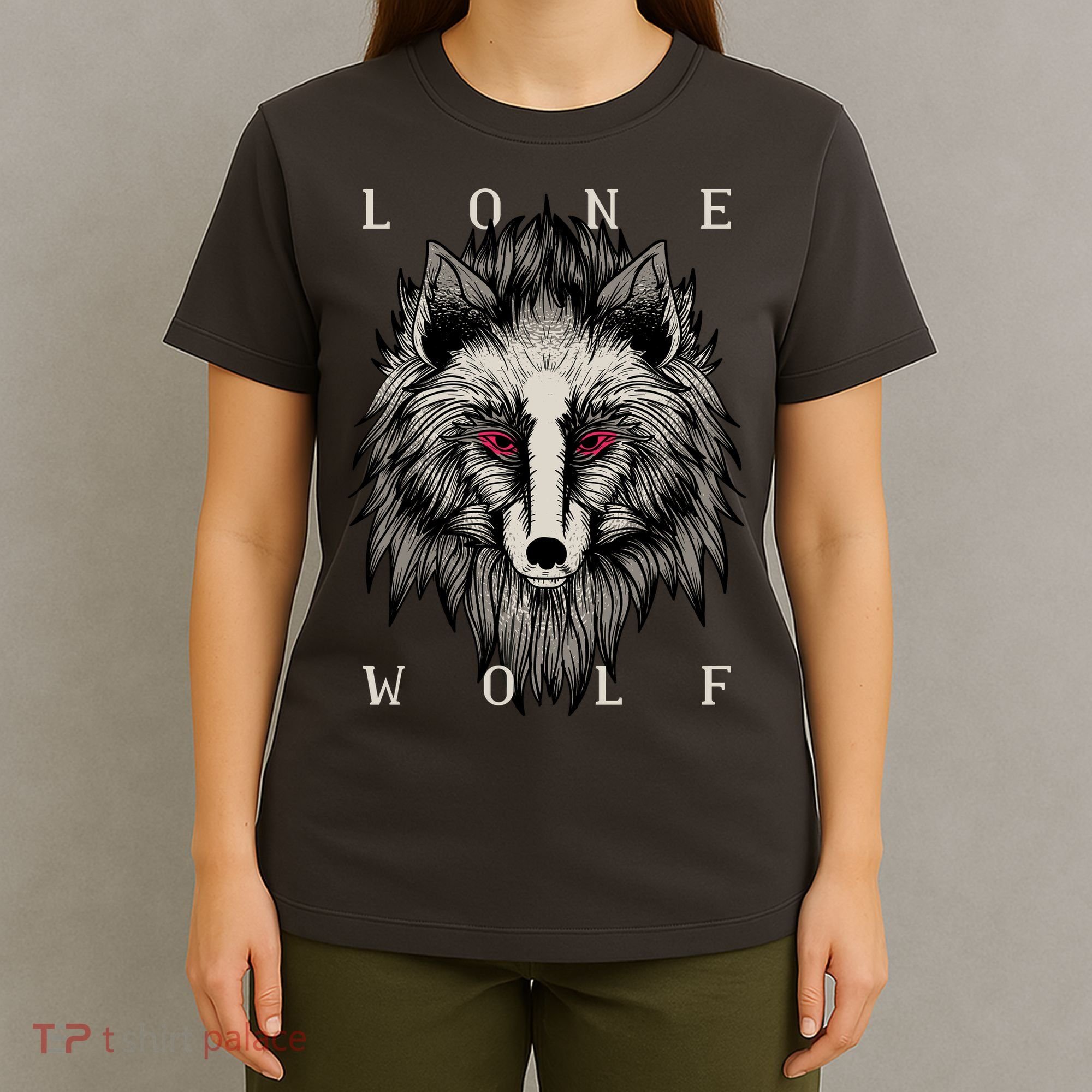 Lone Wolf Red Eyes T-Shirt