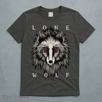 Lone Wolf Red Eyes T-Shirt thumb 5