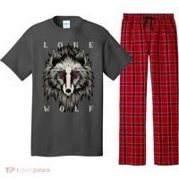 Lone Wolf Red Eyes Pajama Set thumb 0