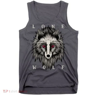 Lone Wolf Red Eyes Tank Top