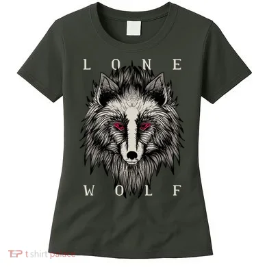 Lone Wolf Red Eyes Women's T-Shirt