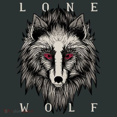 Lone Wolf Red Eyes Kids Long Sleeve Plaid Pajama Set