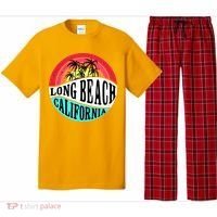 Long Beach California Retro Circle Pajama Set thumb 0