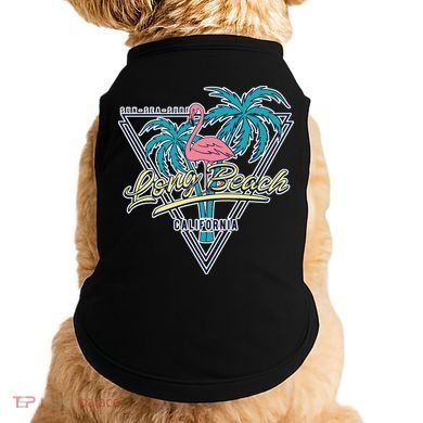 Long Beach California Retro Vibe Doggie Tank