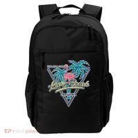 Long Beach California Retro Vibe Backpack thumb 0