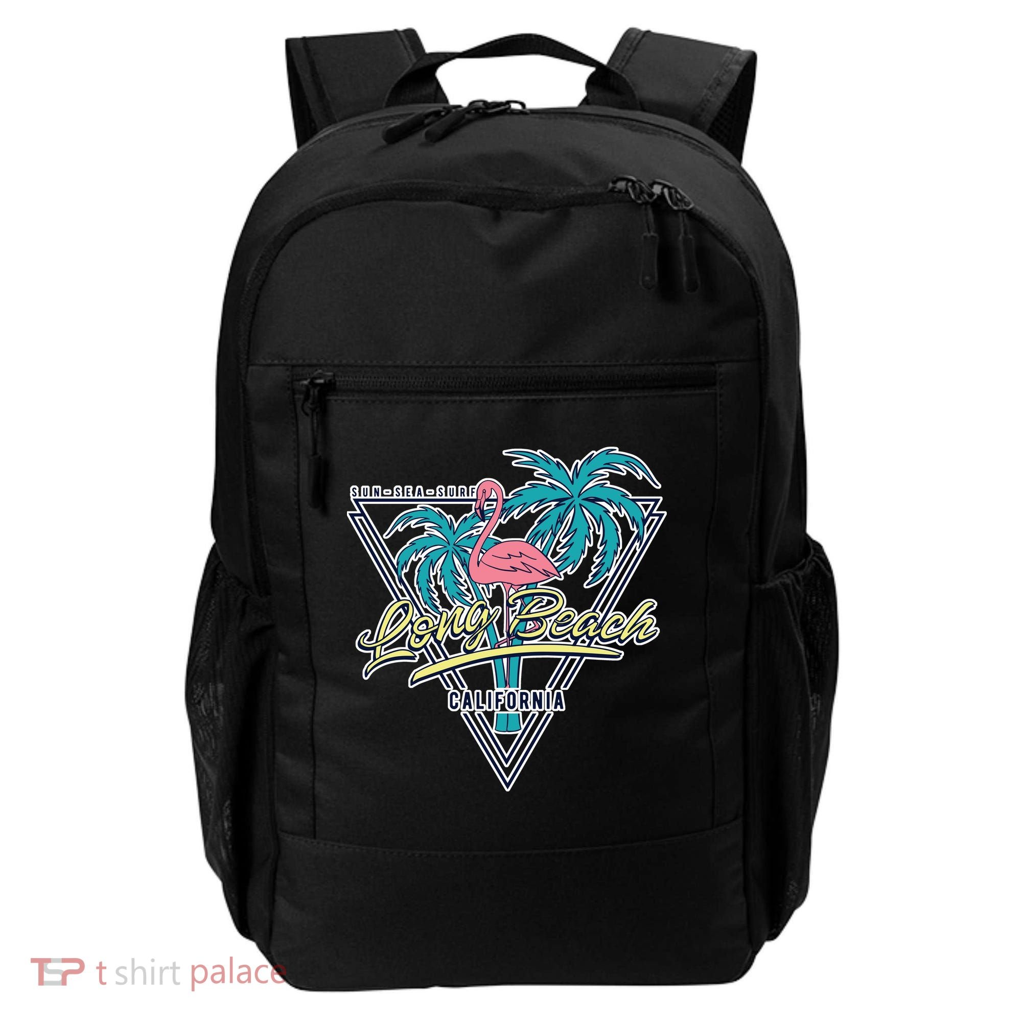 Long Beach California Retro Vibe Backpack