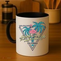 Long Beach California Retro Vibe Coffee Mug thumb 4