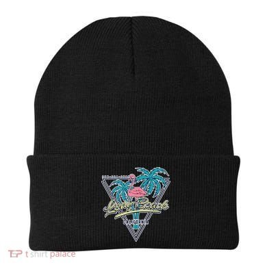 Long Beach California Retro Vibe Beanie