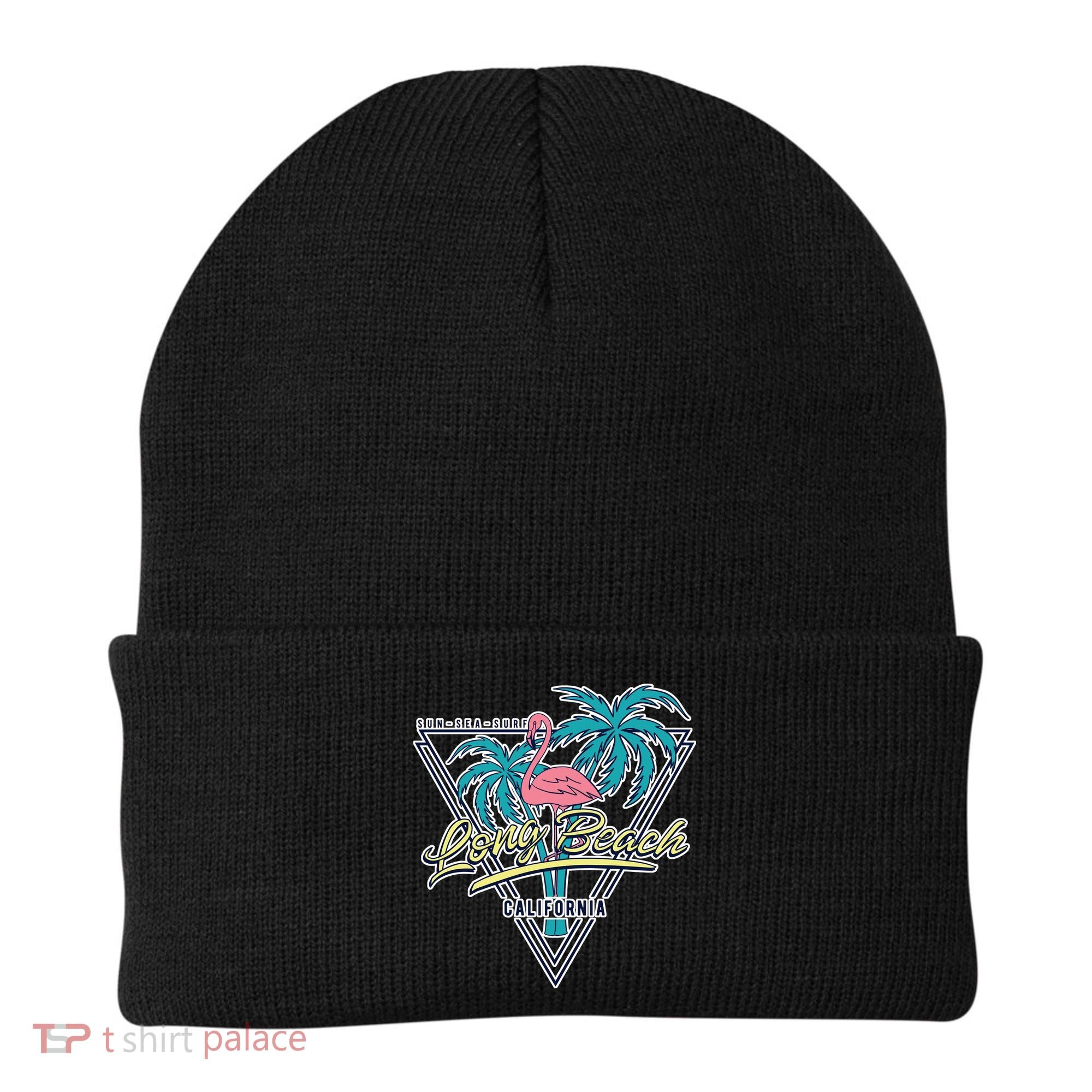 Long Beach California Retro Vibe Beanie